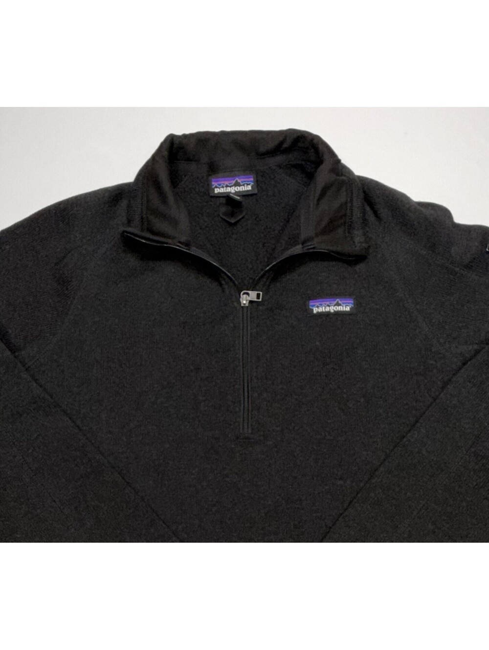 NWOT. Patagonia Better Sweater Fleece Pullover Women’s Med Black Quarter Zip